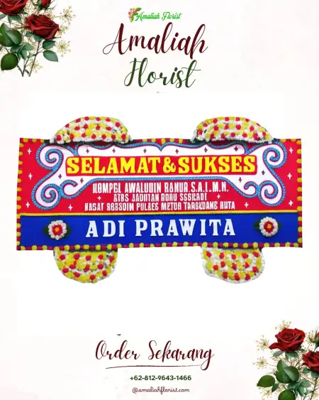 Papan Bunga Ucapan Selamat Tembok Dukuh