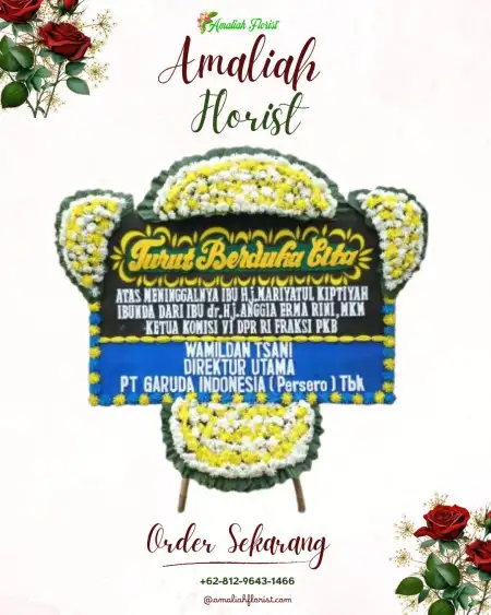 Papan Bunga Duka Tembok Dukuh